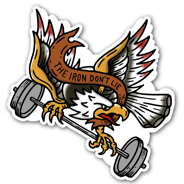 FTFF Iron Eagle Logo - 4" Sticker