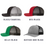 Fire 3 Line - Arched - Custom Hat - Snapback Trucker