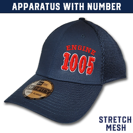 Apparatus with Number Custom Hat - New Era Stretch