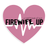 FireWIFE up 24/7 Heart Beat - Sticker
