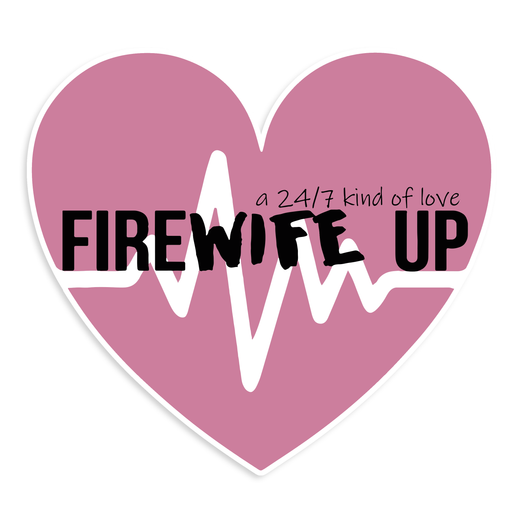 FireWIFE up 24/7 Heart Beat - Sticker