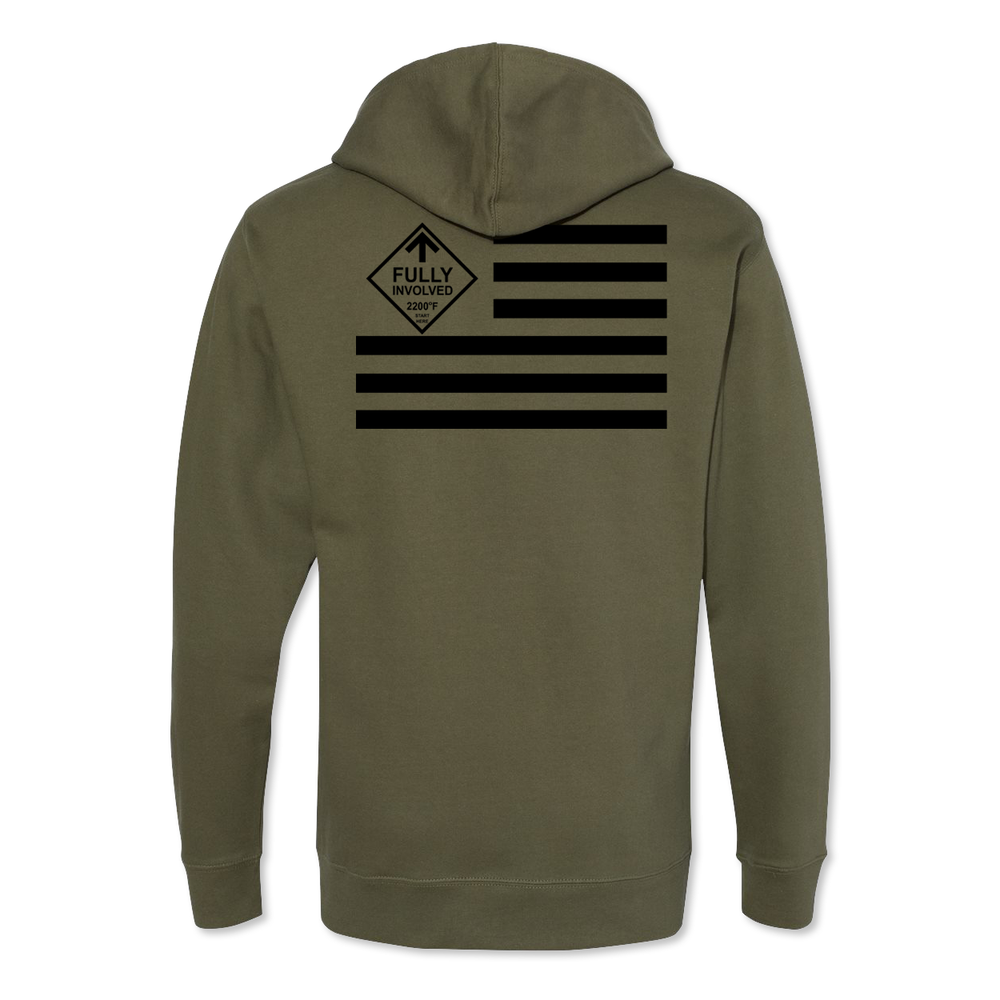 Fully Involved Flag - Midweight Hoodie