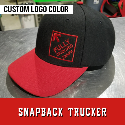 Fully Involved Custom Hat - Snapback Trucker