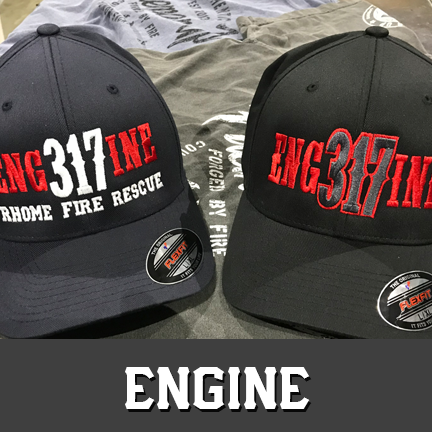 Fire Engine Cap Engine Custom Hat — Fireman Up