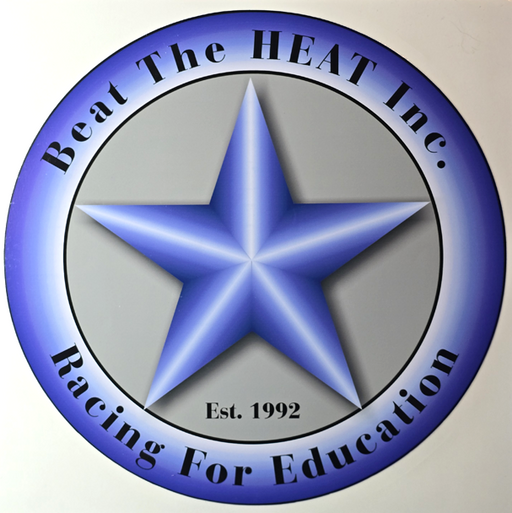 Beat the Heat Circle Logo - 11" Sticker