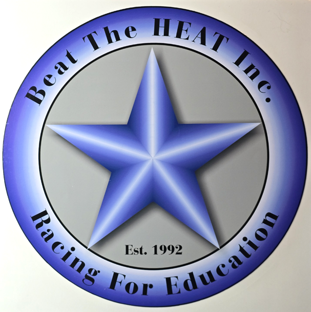 Beat the Heat Circle Logo - 11" Sticker