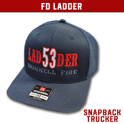 FD Ladder Custom Hat - Snapback Trucker — Fireman Up