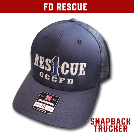 FD Rescue Custom Hat - Snapback Trucker