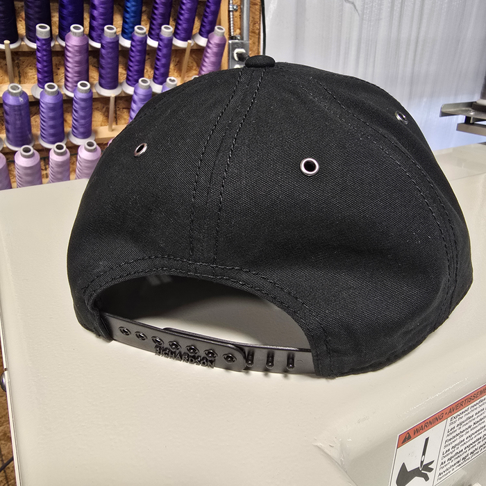 FU Logo Hat - Black with Charcoal/Silver