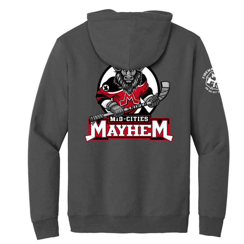 Mid-Cities Mayhem - Logo Hoodie - Grey PRE-ORDER