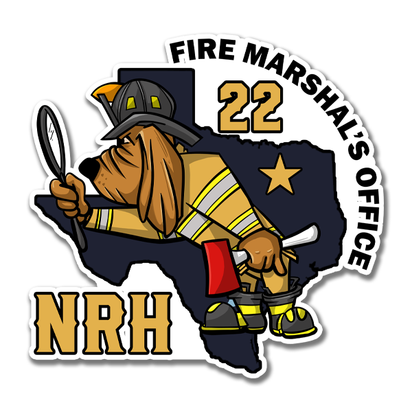 Fire Marshal Office - 4" Sticker