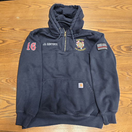 Hooded Sweatshirt Quarter Zip - Newark (Pre-Order)