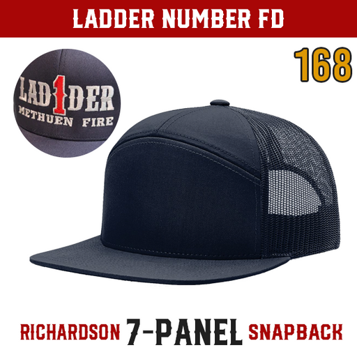 Ladder Number FD Custom Hat - Snapback 7-Panel