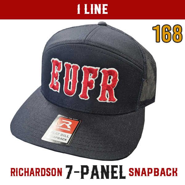 1 Line Custom Hat - Snapback 7-Panel