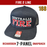 Fire 2 Line Custom Hat - Snapback 7-Panel