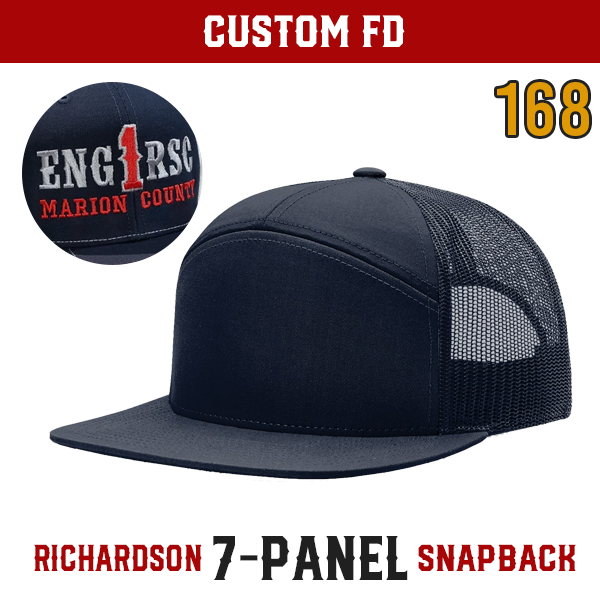 Custom FD Lettering & Number - Snapback 7-Panel