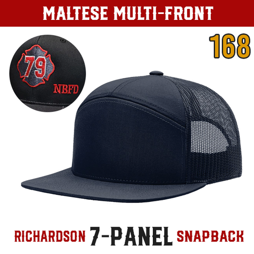 Maltese Multi Front Custom Hat - Snapback 7-Panel