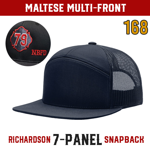 Maltese Multi Front Custom Hat - Snapback 7-Panel