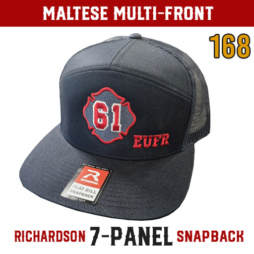 Maltese Multi Front Custom Hat - Snapback 7-Panel