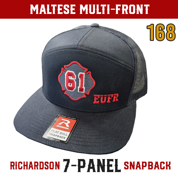 Maltese Multi Front Custom Hat - Snapback 7-Panel
