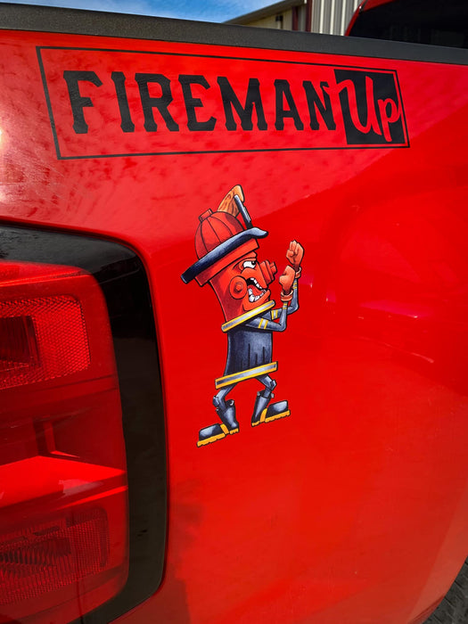 Fire "Fighter" Hydrant Sticker