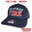 Fire 2 Line Arched Custom Hat - Snapback Trucker