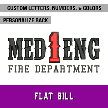 Custom FD Lettering and Number - Flatbill Flexfit
