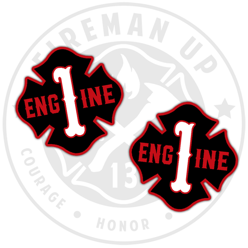 Engine 1 Sticker Pack Fireman Up 