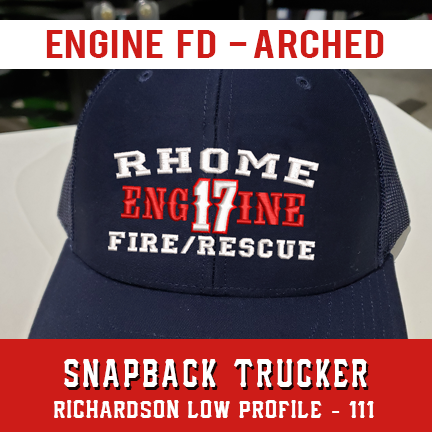 Engine FD Arched Custom Hat - Snapback Trucker Low Profile