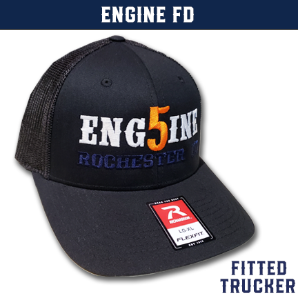 Engine FD Custom Hat - Fitted Trucker