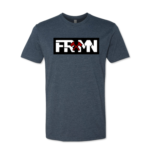 FRMN Tee - Navy with Red/White/Black