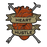 FTFF Alt Color Logo and Heart Hustle - 4" Sticker