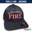 Fire 2 Line Arched Custom Hat - Flexfit