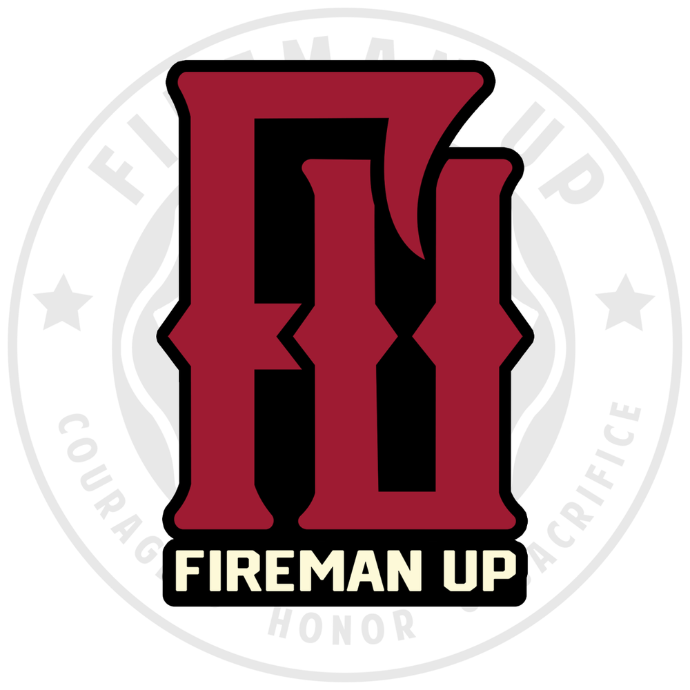 Fireman Up Scramble Logo Oklahoma Sooners Crimson