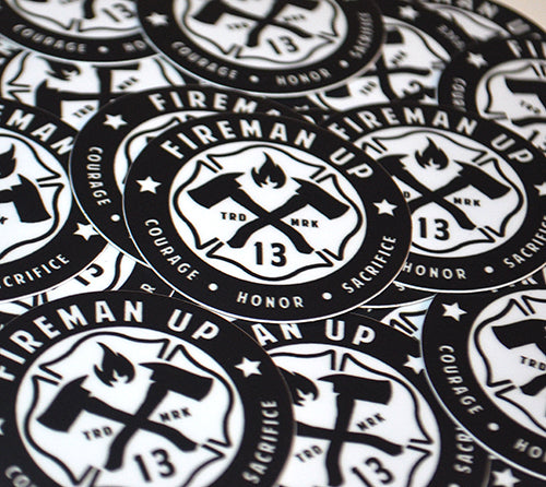 Salty Fireman Sticker Salty - 4