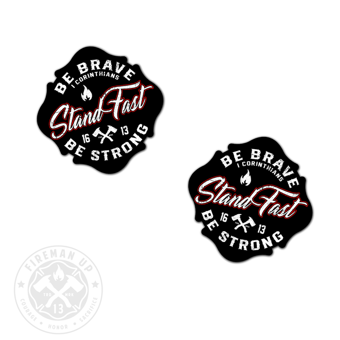 Stand Fast - 2 Sticker Pack — Fireman Up