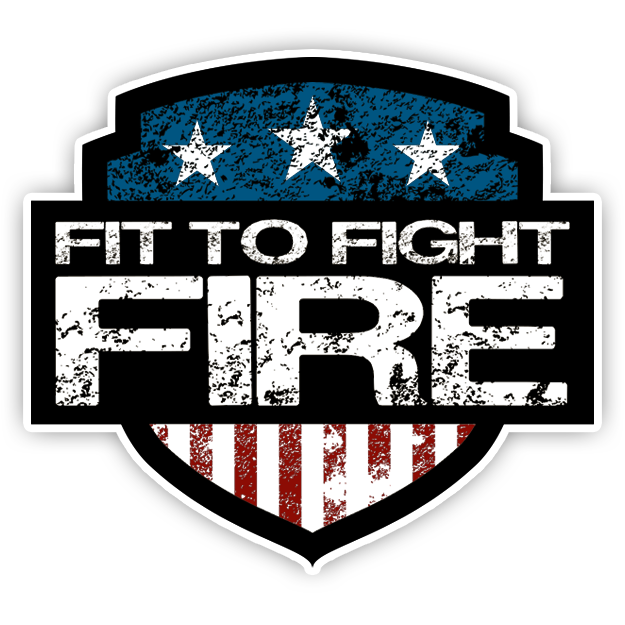 Fit to Fight Fire Logo - 4" Sticker