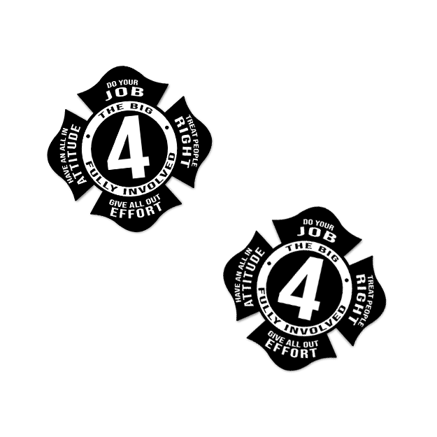 Sticker Involved Fully Involved β Fireman Up