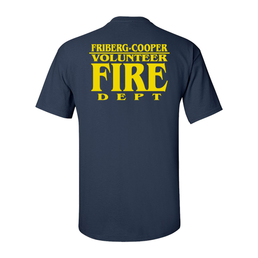 Friberg-Cooper FD - Duty Tee Navy and Yellow