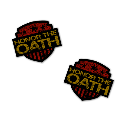 Honor the Oath Logo - 2" Sticker Pack
