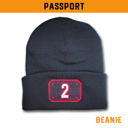 1 Line Passport - Custom Beanie — Fireman Up 1 Line Passport - Custom Beanie — Fireman Up