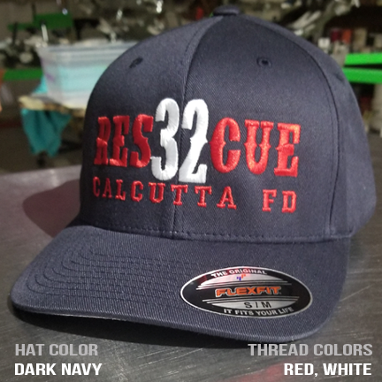 FD Rescue Custom Hat - Flexfit
