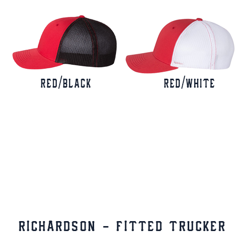 1 Line Custom Hat - Fitted Trucker